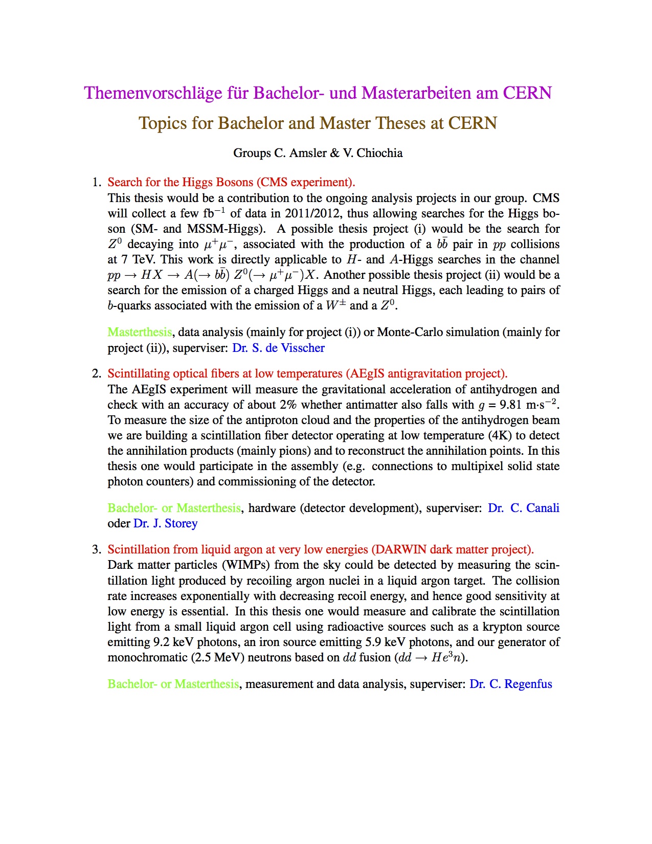 cern bachelor thesis